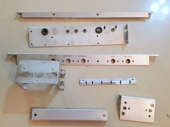 Heathkit HW-100 SSB Transceiver Internal Aluminum Pieces #2