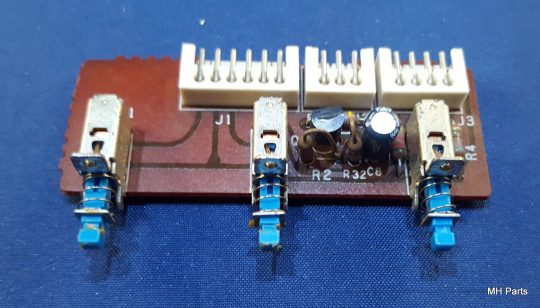ICOM IC-751 NB SWITCH BOARD B-724B VOX, COMP, NB WIDE