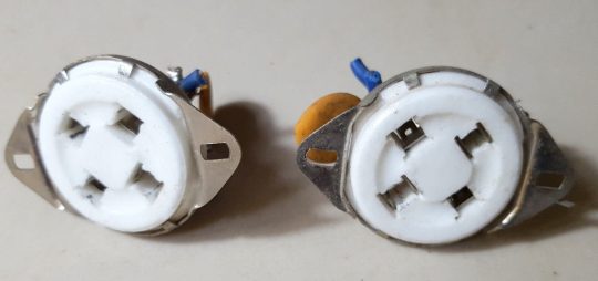 YAESU FL-2100F Amplifier Ceramic Base Tubes part Used