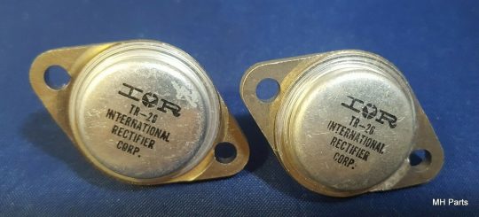 New x2 Vintage TR-26 Silicon Transistor International Rectifier Corp. Guaranteed