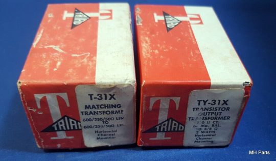 TRIAD TY-31X AUDIO TRANSFORMER HAM RADIO CB POLICE COMMUNICATIONS ELECTRONICS - Image 2