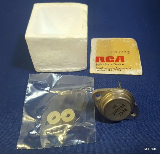 2PCS Audio Power AMPS Transistor RCA/ST/TI TO-3 2N3773 100% Genuine and New