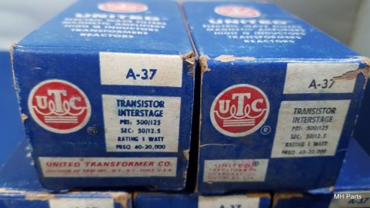 1 PCS Vintage United Transformer co Transistor Interstage A-37 NEW - Image 4