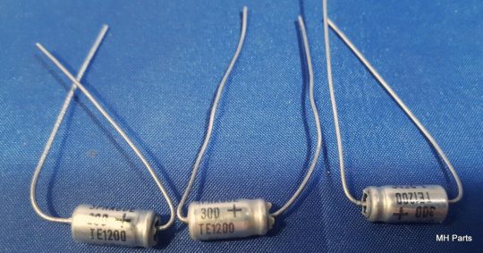 Lot of 3 Vintage SPRAGUE 1 MFD TE1200 TE-1200 30D 25DC Capacitor
