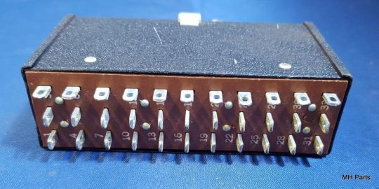 2 PCS Vintage 33 Pin Cinch Jones Connector Female and Male NOS