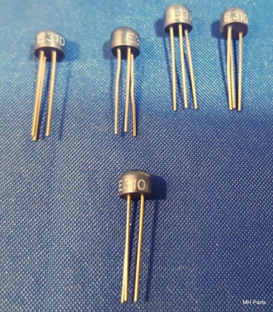 5 PCS Vintage Scarce Transistor E310 Silicon N-channel J-FET 25 V For Universal Purpose