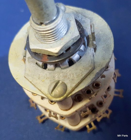 2 PCS Vintage CENTRALAB,INC PA-2011 4 POL-6 POS NON SHORTING SWITCH - Image 5