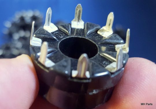 5 PCS Vintage N5, N16 8 PIN TUBE SOCKET Original USA - Image 2