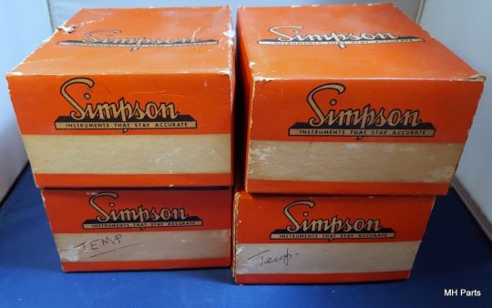1 PCS SIMPSON TEMP FAHRENHEIT METER MODEL 29 W/ TEMP COUPLING - Image 3