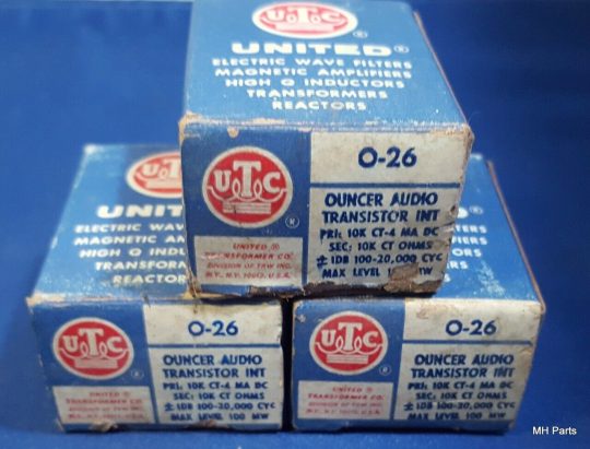 1 PCS Vintage United Transformer co Ouncer Audio Transistor O-26 NEW - Image 2