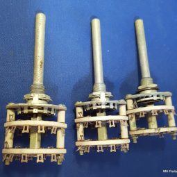 2 PCS Vintage CENTRALAB,INC PA-2011 4 POL-6 POS NON SHORTING SWITCH