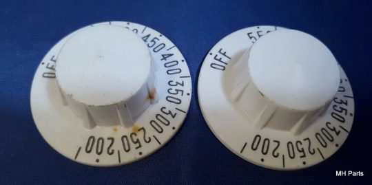 2 PCS Vintage Hard Stove or Air Knob Button NOS