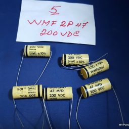 6 PCS CORNELL DUBILIER AXIAL FILM CAPACITOR 0.47uF 200v 10% WMF2P47 K .47uF AUDI