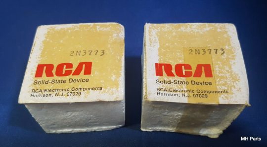 2PCS Audio Power AMPS Transistor RCA/ST/TI TO-3 2N3773 100% Genuine and New - Image 2