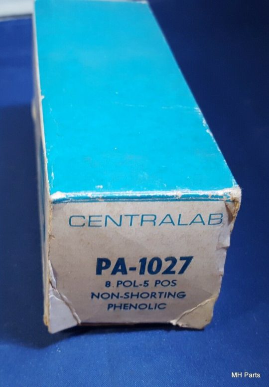 1 PCS Vintage Centralab PA-1027 8 POL 5 POS Switch - Image 3
