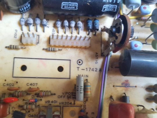 Yaesu YO-901 Multiscope Main Board T-1442A for parts