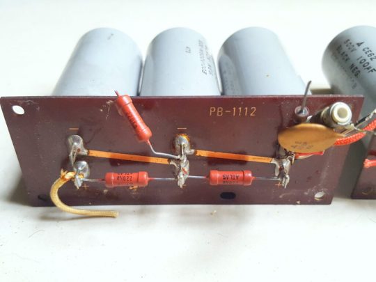 Yaesu FL-2100 Original Capacitors with boards