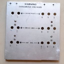 Heathkit HW-100 HF Transceiver Original Internal Voltage Protector Plate