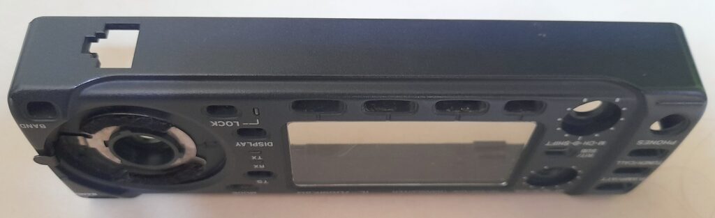 Icom IC-706 MKIIG HF Transceiver Original Plastic front Face - Image 3