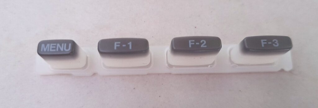 Icom IC-706 MKIIG HF Transceiver Original Push Button Menu Set