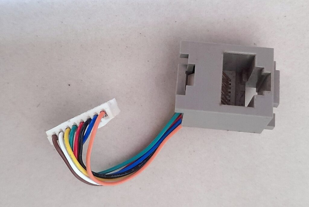 Icom IC-706 MKIIG HF Transceiver Original Front Face Microphone Connector