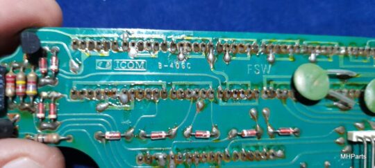 Icom IC-720A Original Front Board B406B Used
