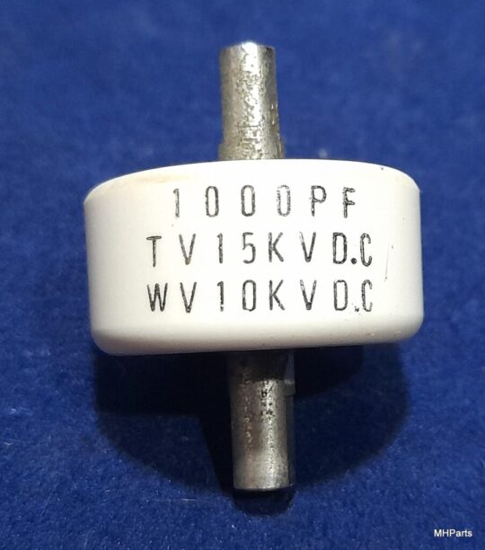 Kenwood TL-922 Original Doorknob 1000PF TV 15 k VDC WV 10 k VDC Used