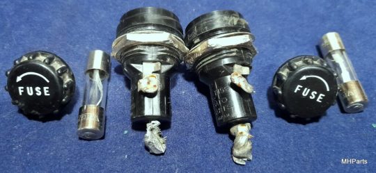 Kenwood TL-922 Original Fuses Part Pair Used