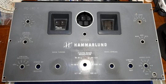 Hammarlund HQ-140-X Original Front Face Used