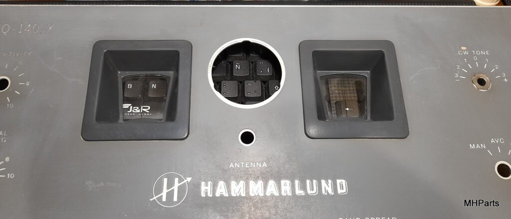 Hammarlund HQ-140-X Original Front Face Used