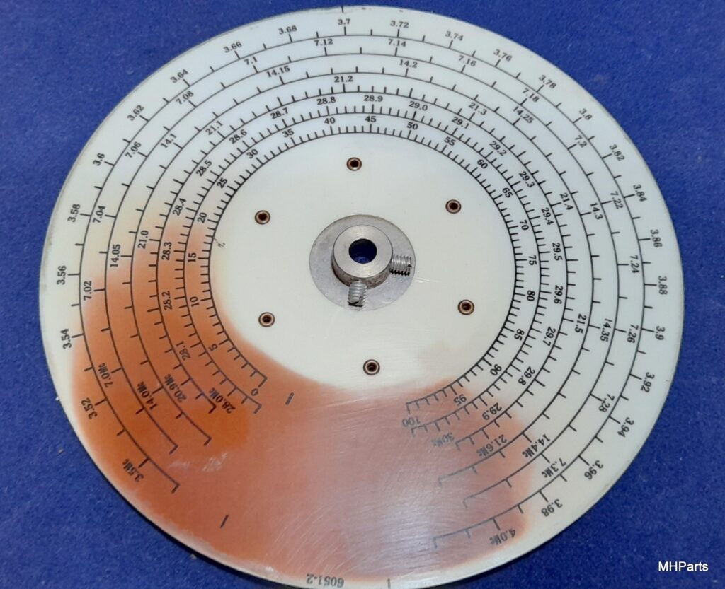 Hammarlund HQ-140-X Original Plastic Dial Used