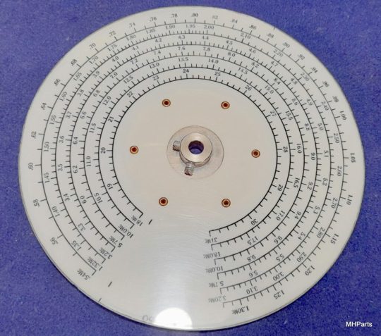 Hammarlund HQ-140-X Original Plastic Dial Used