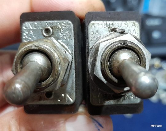 Hammarlund HQ-140-X Original Front Switch Pair Used