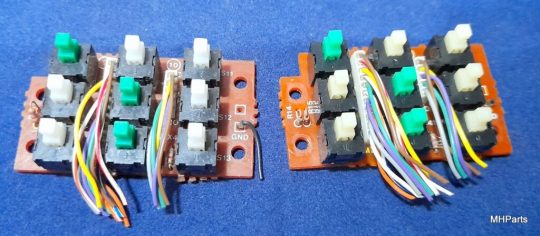 Kenwood TS-430 S Original Front Memories Buttons Board