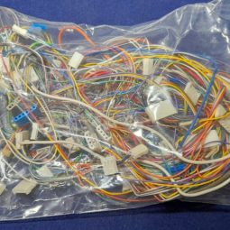 Kenwood TS-430 S Original Lot of Cable and Connectors 2 Boxes Used