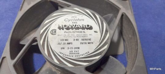 Cubic 1500ZA Original Howard Industries 115V Fan USA Used Working