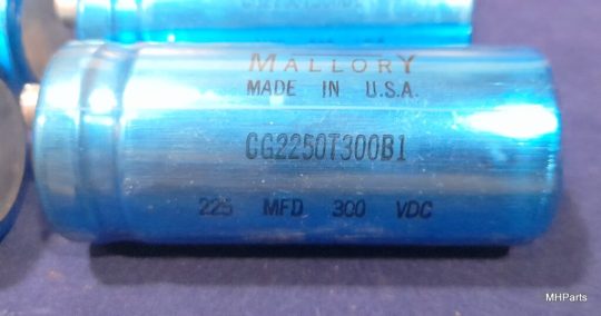 Cubic 1500ZA Original Capacitors 225 mfd @300VDC Used Lot