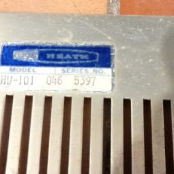 Heathkit HW-101 Back Aluminum Piece Used