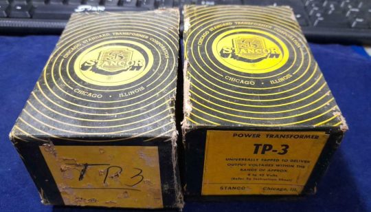 2 UND Stancor Vintage TP- 3 Transformer NOS