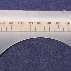 Reliant (Eldico) Receiver R-104 Original Plastic Frecuncy Sheet Used