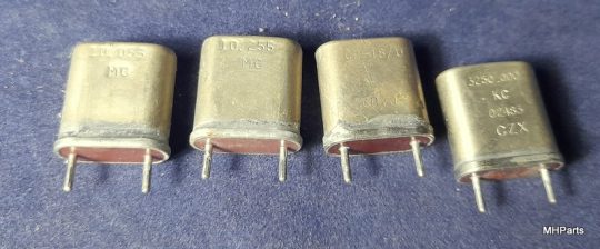 Reliant (Eldico) Receiver R-104 Original Lot of Crystals 10.0 / 3255.0 Used