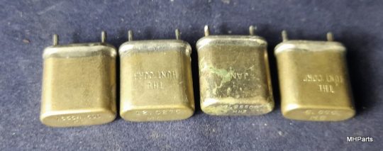 Reliant (Eldico) Receiver R-104 Original Lot of Crystals 13354.0 / 12.0 /17.0/6.0 Used