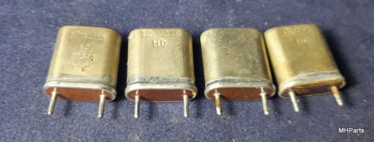 Reliant (Eldico) Receiver R-104 Original Lot of Crystals 13354.0 / 12.0 /17.0/6.0 Used