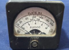 Reliant (Eldico) Transmiter T-104 Original Plate MA Meter Used