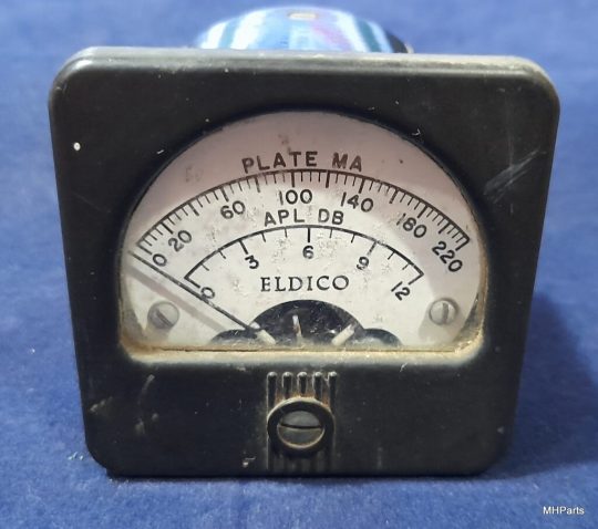 Reliant (Eldico) Transmiter T-104 Original Plate MA Meter Used