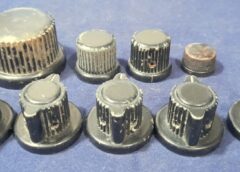 Reliant (Eldico) Transmiter T-104 Original Metalic Lot of Buttons Used