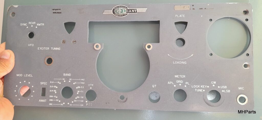 Reliant (Eldico) Transmiter T-104 Original Front Face Used