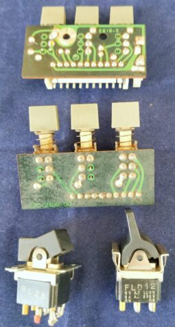 Kenwood TS-120S Original Switch On OFF Button and Push Button Boards Used