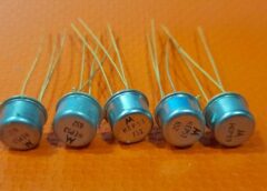 2 PCS Original Vintage Motorola HEP53 Germanium NPN NOS Gold Pin