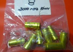 8 PCS Vintage CDE 3000-10 Axial Capacitor 3000MFD 10V NOS